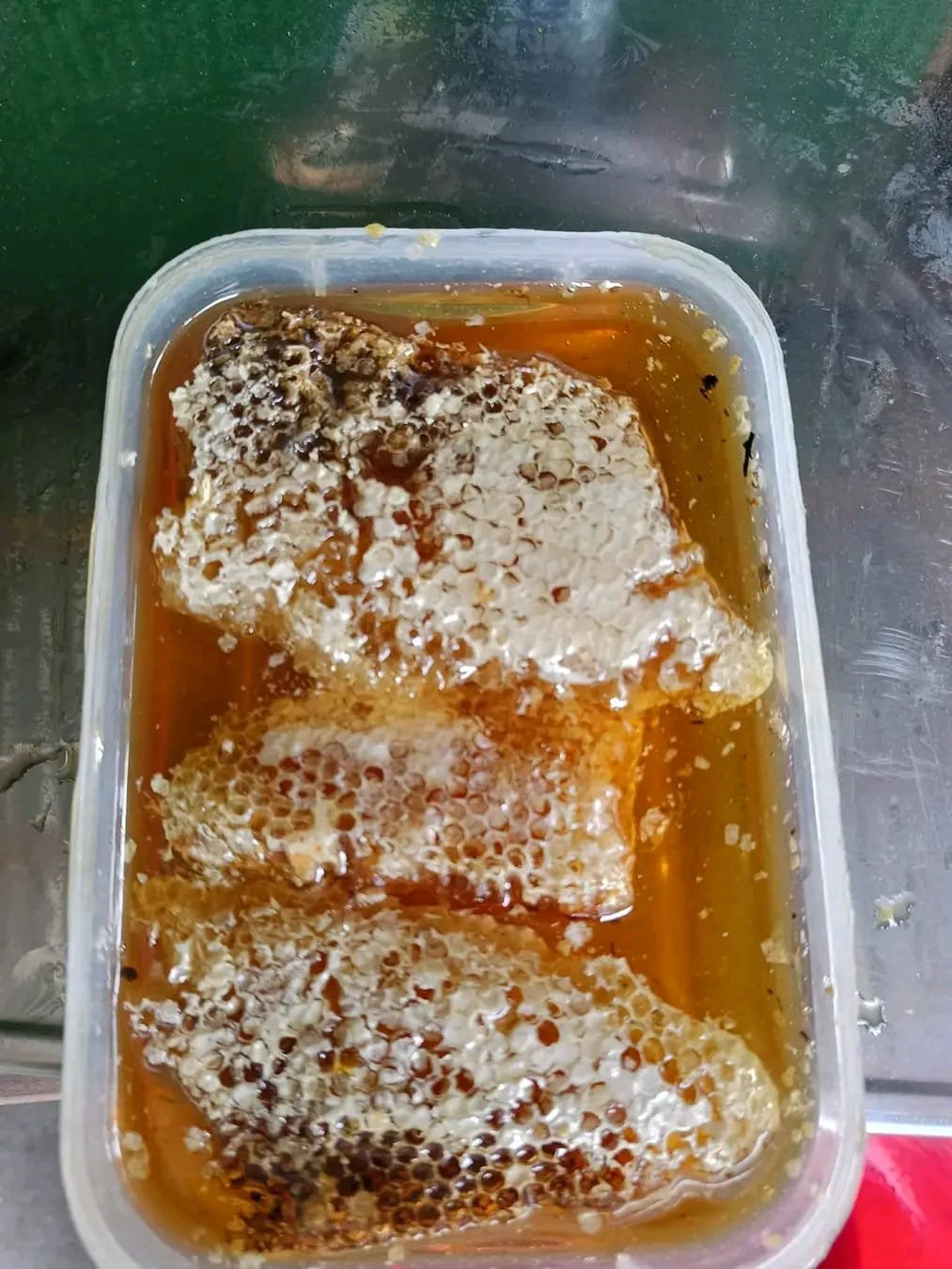 প্রাকৃতিক চাক সহ মধু 1kg - Image 2