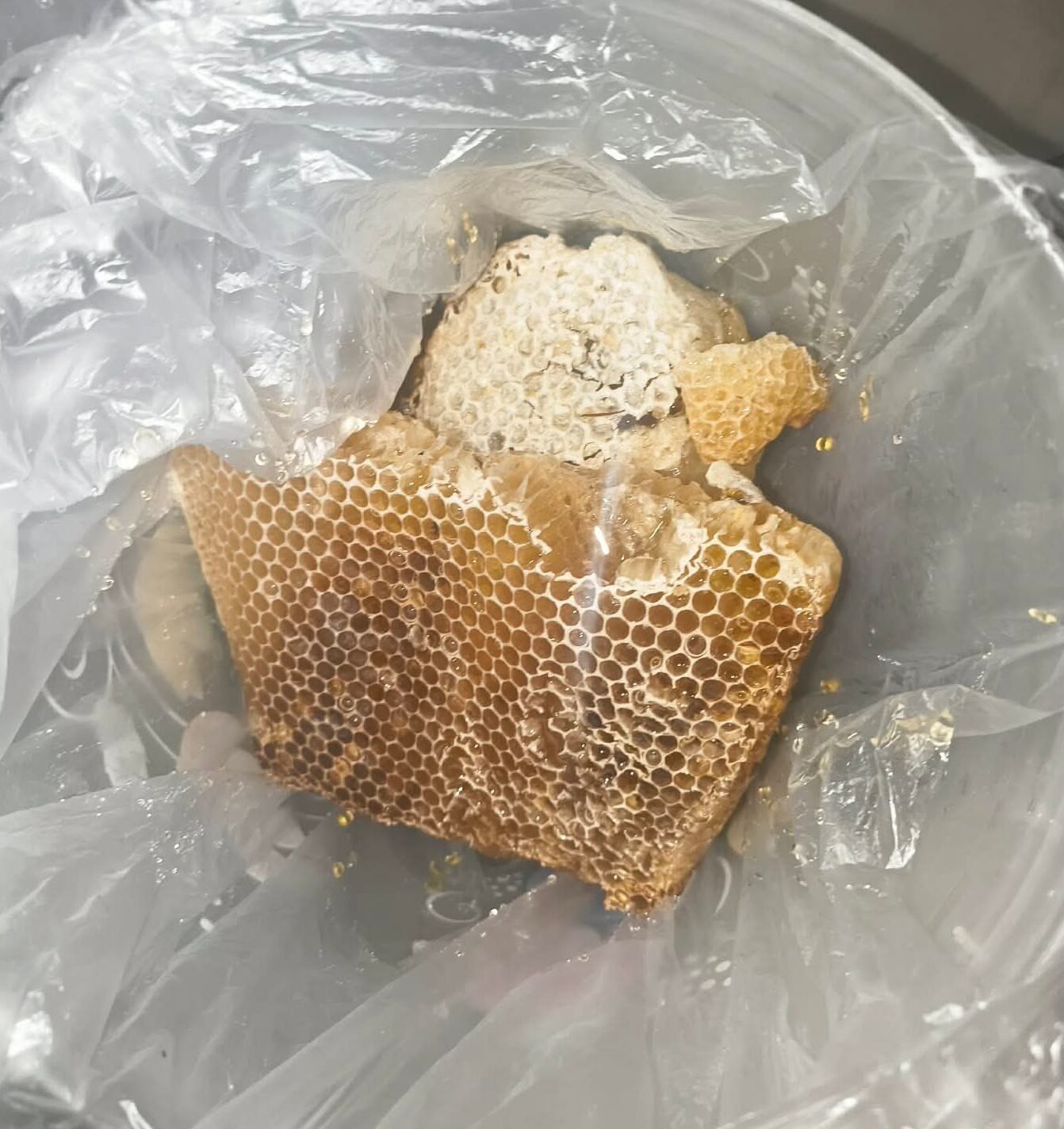 প্রাকৃতিক চাক সহ মধু 1kg
